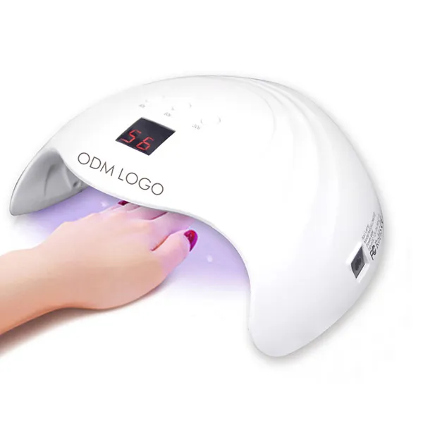 Como o recurso de secagem rápida da lâmpada de cura UV de 48W com 21 LEDs melhora a eficiência?